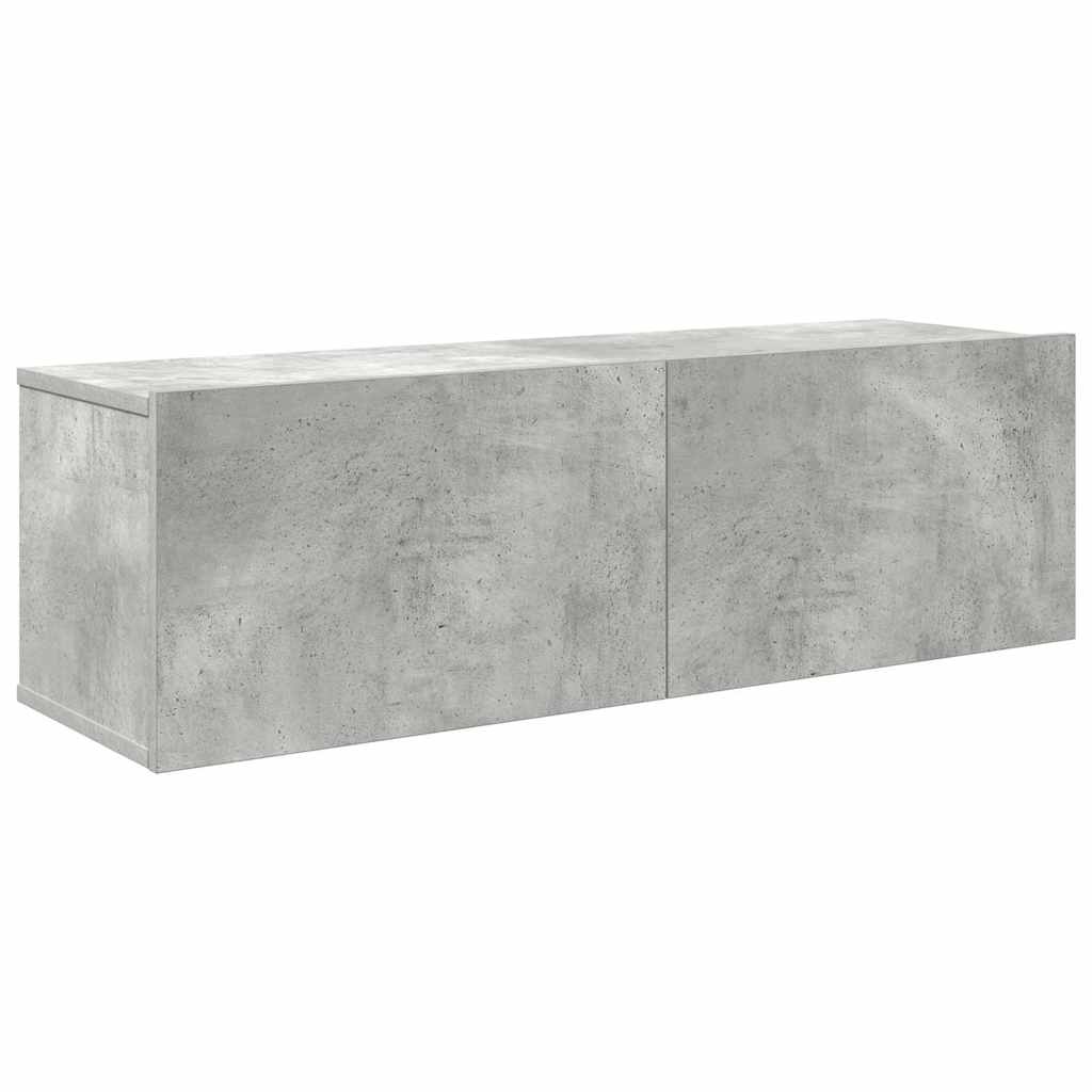 vidaXL Meuble TV 7 pcs Bois d'ingénierie Gris béton