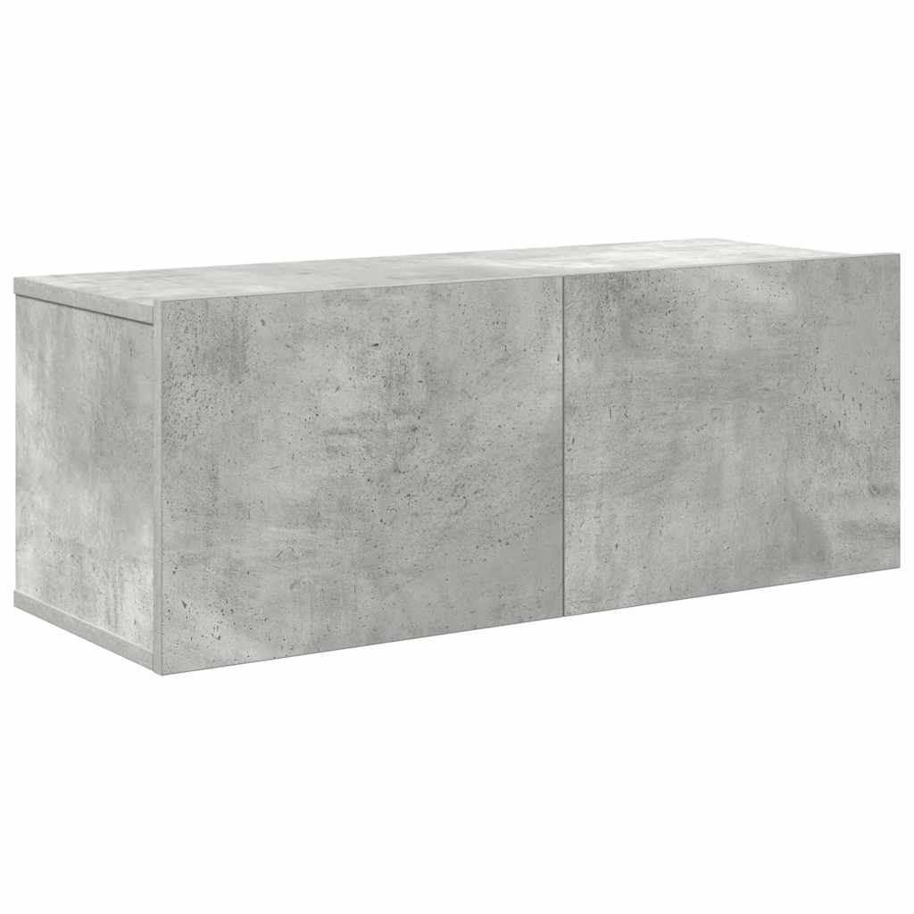 vidaXL Meuble TV 7 pcs Bois d'ingénierie Gris béton