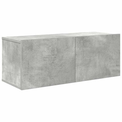vidaXL Meuble TV 7 pcs Bois d'ingénierie Gris béton