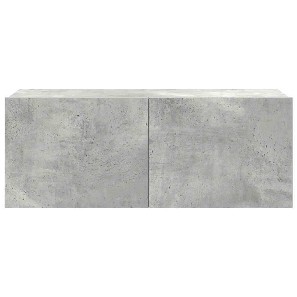 vidaXL Meuble TV 7 pcs Bois d'ingénierie Gris béton