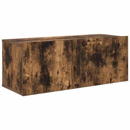 vidaXL Meuble TV, 7 pièces, chêne fumé, bois d'ingénierie