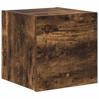 vidaXL Meuble TV, 7 pièces, chêne fumé, bois d'ingénierie