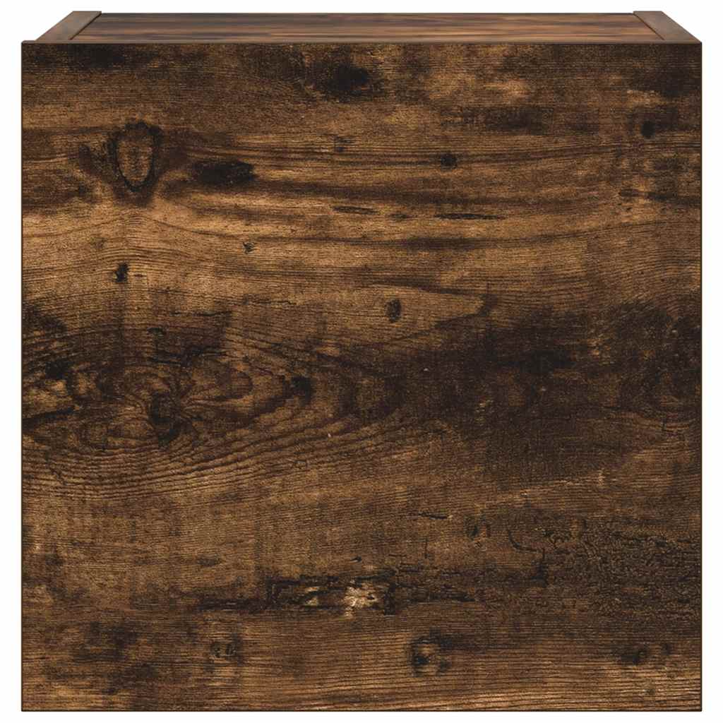 vidaXL Meuble TV, 7 pièces, chêne fumé, bois d'ingénierie