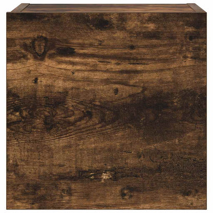 vidaXL Meuble TV, 7 pièces, chêne fumé, bois d'ingénierie