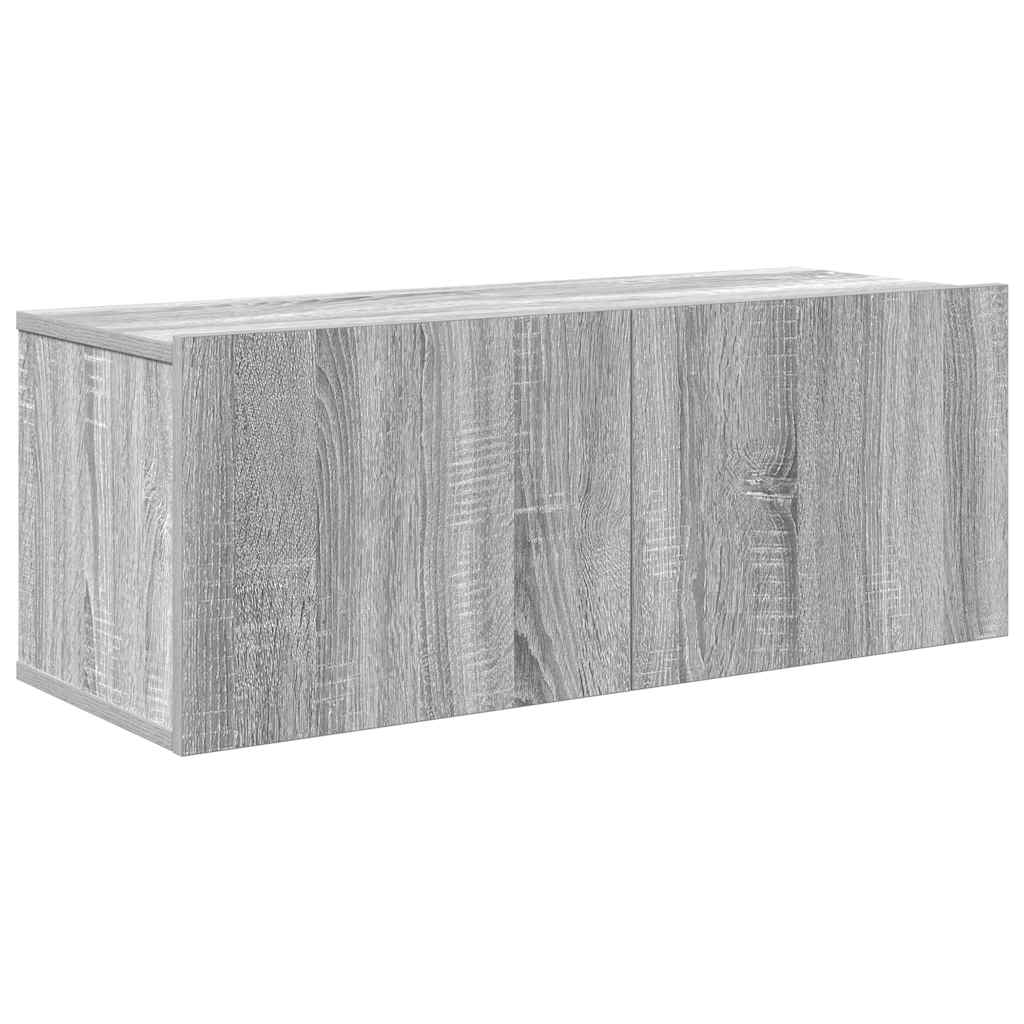 vidaXL Ensemble de meubles TV 7 pcs Aggloméré Gris Sonoma