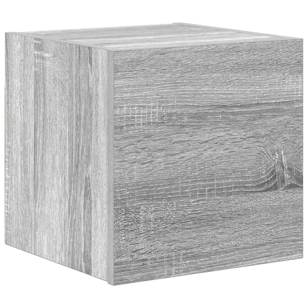vidaXL Ensemble de meubles TV 7 pcs Aggloméré Gris Sonoma
