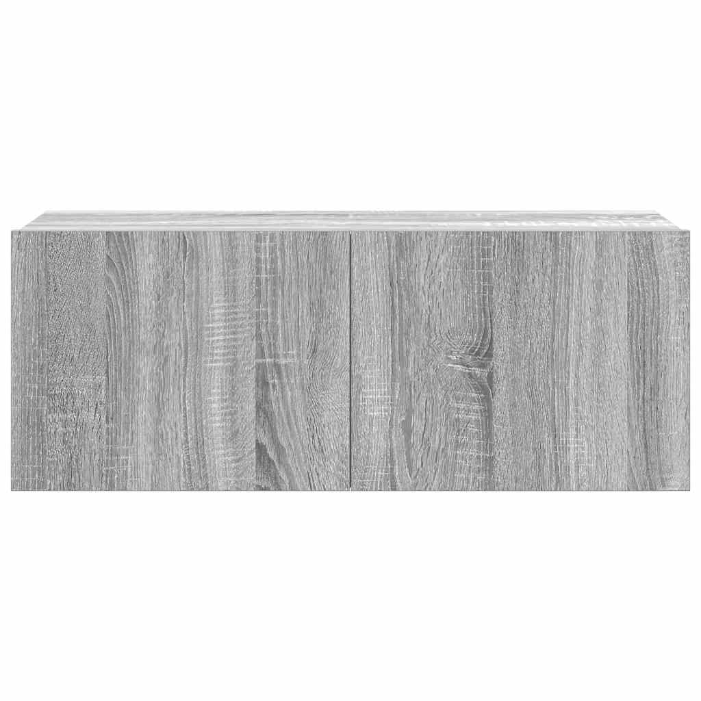 vidaXL Ensemble de meubles TV 7 pcs Aggloméré Gris Sonoma