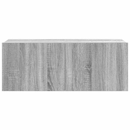 vidaXL Ensemble de meubles TV 7 pcs Aggloméré Gris Sonoma