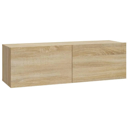 vidaXL 7-tlg. TV-Schrank-Set Sonoma-Eiche Holzwerkstoff