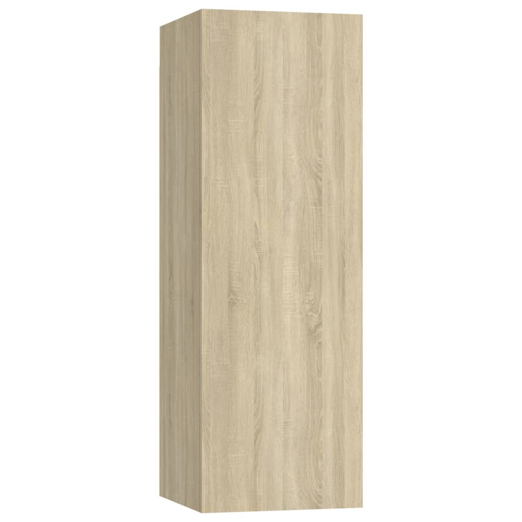 Meuble TV mural vidaXL chêne Sonoma en bois d'ingénierie