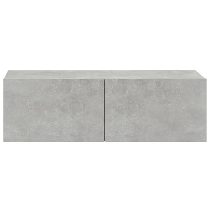 vidaXL Ensemble de 6 meubles TV gris béton, bois d'ingénierie
