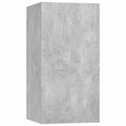 vidaXL Ensemble de 6 meubles TV gris béton, bois d'ingénierie