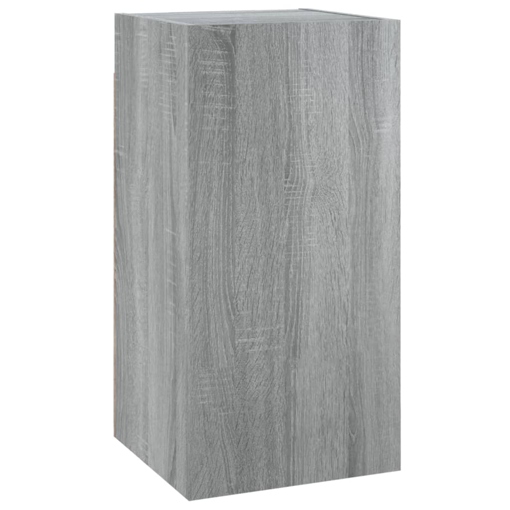 vidaXL Meuble TV, 6 pcs, gris Sonoma, aggloméré