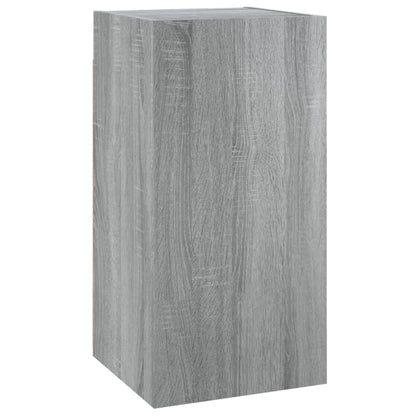 vidaXL Meuble TV, 6 pcs, gris Sonoma, aggloméré