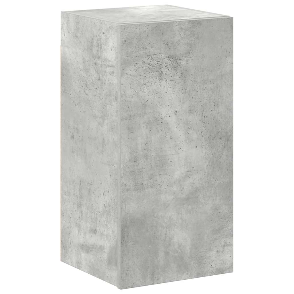 vidaXL Meuble TV 4 pcs Gris béton Aggloméré