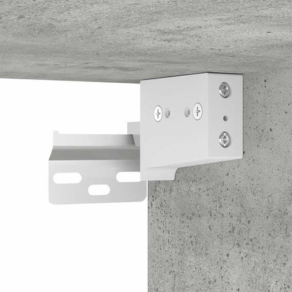 vidaXL Meuble TV 4 pcs Gris béton Aggloméré