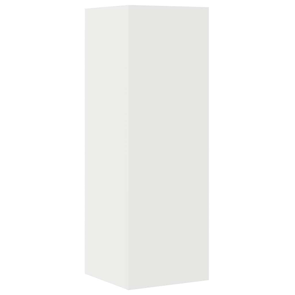 vidaXL Ensemble de 4 meubles TV Blanc Bois d'ingénierie
