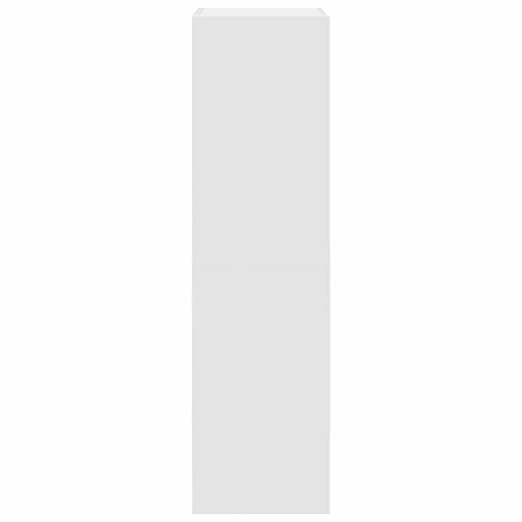 vidaXL Ensemble de 4 meubles TV Blanc Bois d'ingénierie