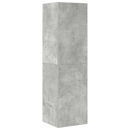 vidaXL 4-tlg. TV-Schrank-Set Betongrau Holzwerkstoff