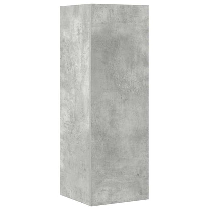 vidaXL 4-tlg. TV-Schrank-Set Betongrau Holzwerkstoff