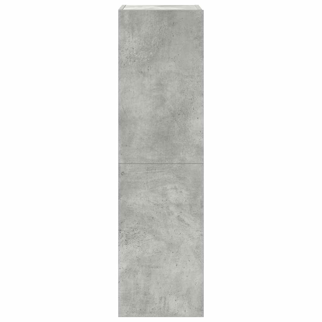 vidaXL 4-tlg. TV-Schrank-Set Betongrau Holzwerkstoff