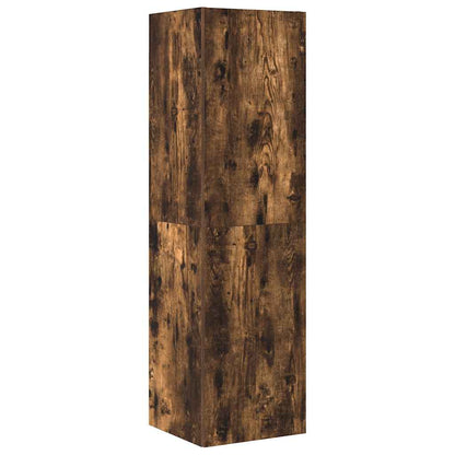 vidaXL 4-tlg. TV-Schrank-Set Räuchereiche Holzwerkstoff