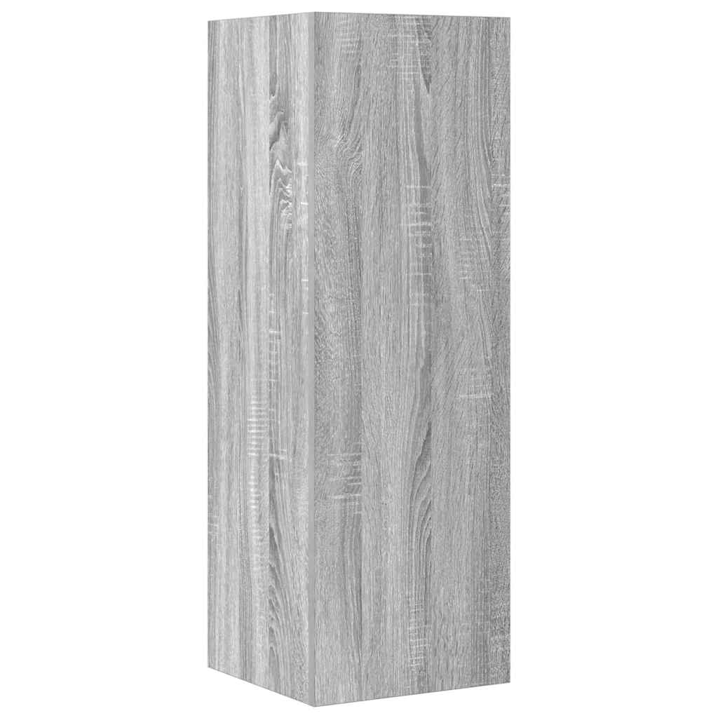 vidaXL 4-tlg. TV-Schrank-Set Grau Sonoma Holzwerkstoff