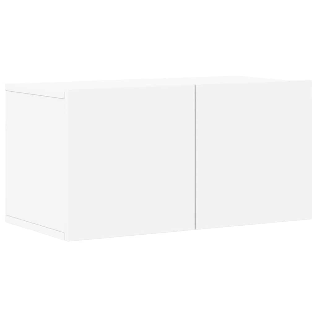 vidaXL 4-tlg. TV-Schrank-Set Weiß Holzwerkstoff