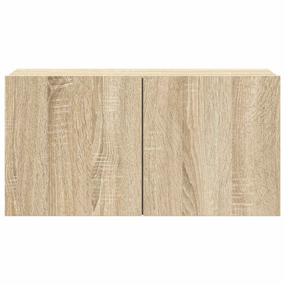 vidaXL Meuble TV 4 pcs Aggloméré Chêne Sonoma