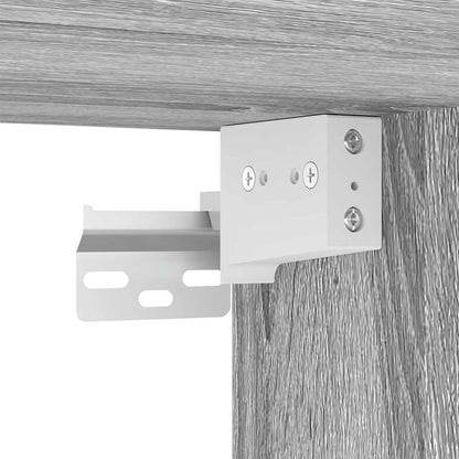 vidaXL Meuble TV, 4 pcs, Gris sonoma, Bois d'ingénierie
