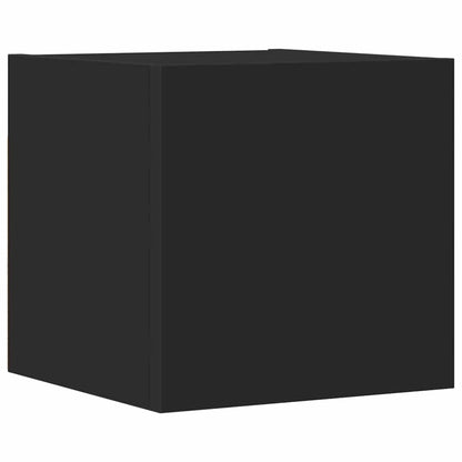 vidaXL 4-tlg. TV-Schrank-Set Schwarz Holzwerkstoff