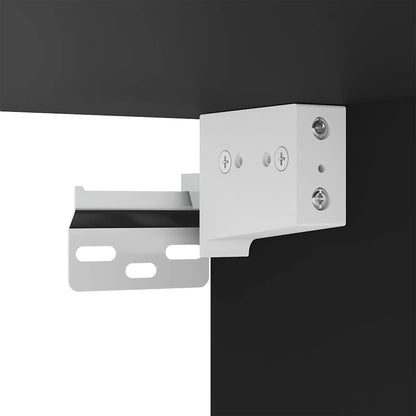vidaXL 4-tlg. TV-Schrank-Set Schwarz Holzwerkstoff