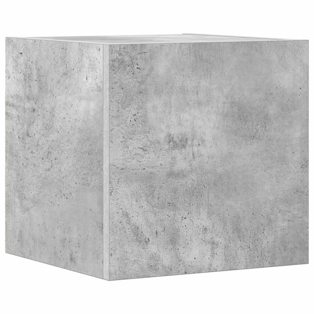 vidaXL Meuble TV 4 pcs Gris béton Aggloméré