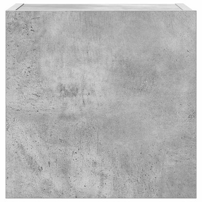 vidaXL Meuble TV 4 pcs Gris béton Aggloméré