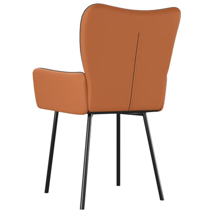 vidaXL Esszimmerstühle 2 Stk. Schwarz Stoff und Kunstleder