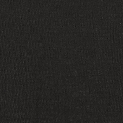 vidaXL Esszimmerstühle 2 Stk. Schwarz Stoff und Kunstleder
