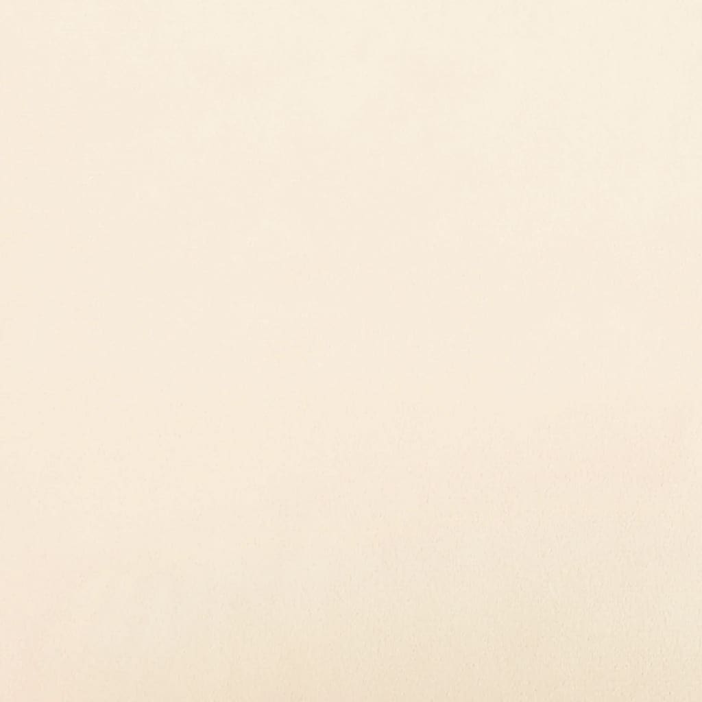 vidaXL Chaises de salle à manger 2 pcs Crème Velours