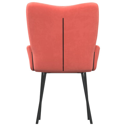 vidaXL Chaises de salle à manger 2 pcs Velours rose