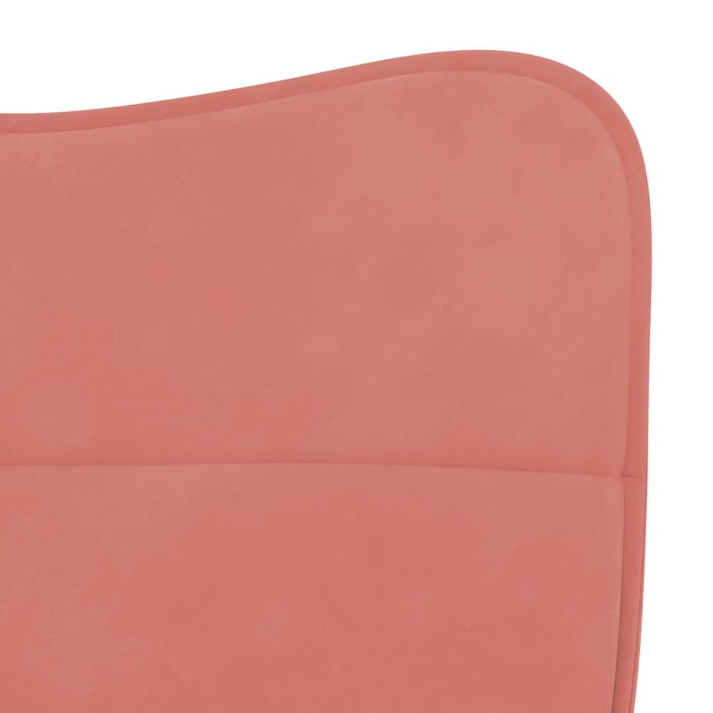 vidaXL Chaises de salle à manger 2 pcs Velours rose