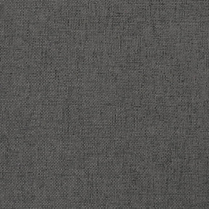 vidaXL Chaises de salle à manger 2 pcs Tissu gris foncé