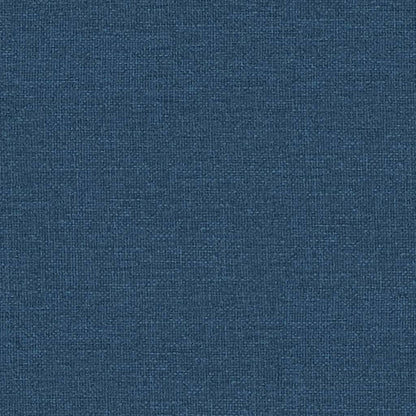vidaXL Chaises de salle à manger 2 pcs Tissu bleu