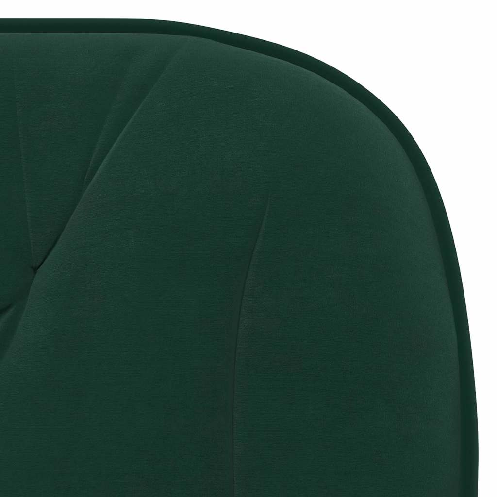 vidaXL Chaises de salle à manger 2 pcs Velours vert foncé