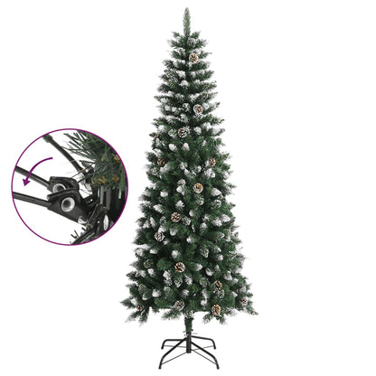 vidaXL Künstlicher Weihnachtsbaum mit Ständer Grün 240 cm PVC