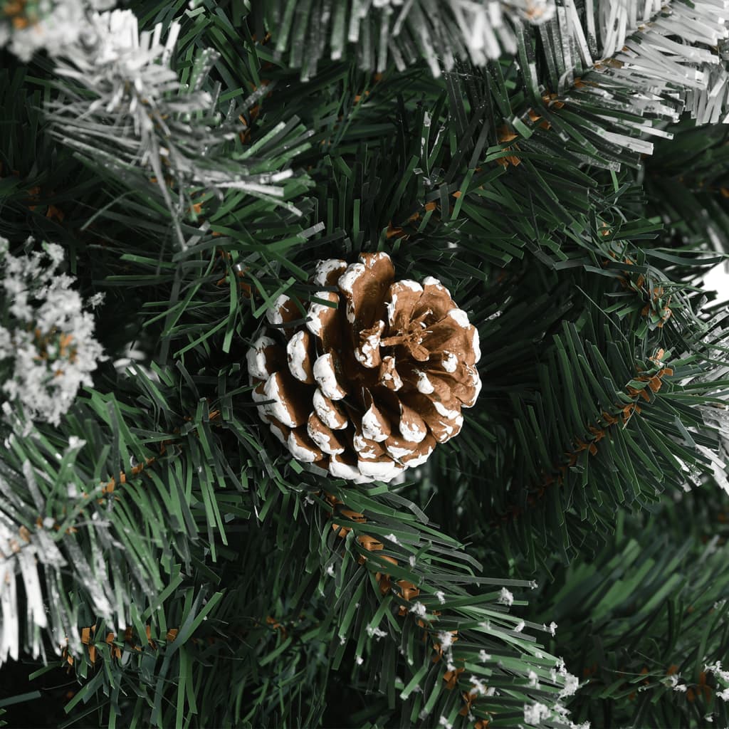 vidaXL Künstlicher Weihnachtsbaum mit Ständer Grün 240 cm PVC