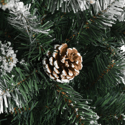 vidaXL Künstlicher Weihnachtsbaum mit Ständer Grün 240 cm PVC