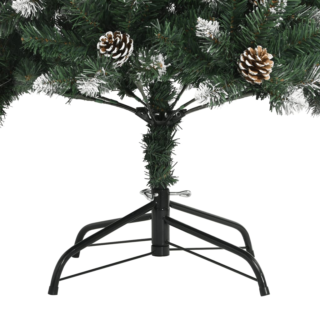 vidaXL Künstlicher Weihnachtsbaum mit Ständer Grün 240 cm PVC