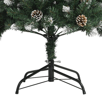 vidaXL Künstlicher Weihnachtsbaum mit Ständer Grün 240 cm PVC