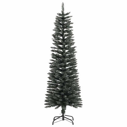 vidaXL Sapin de Noël artificiel avec support Slim Vert 150 cm PVC