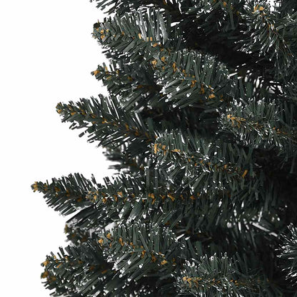 vidaXL Sapin de Noël artificiel avec support Slim Vert 150 cm PVC