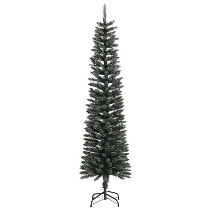 vidaXL Sapin de Noël artificiel sur pied Mince Vert 180 cm PVC